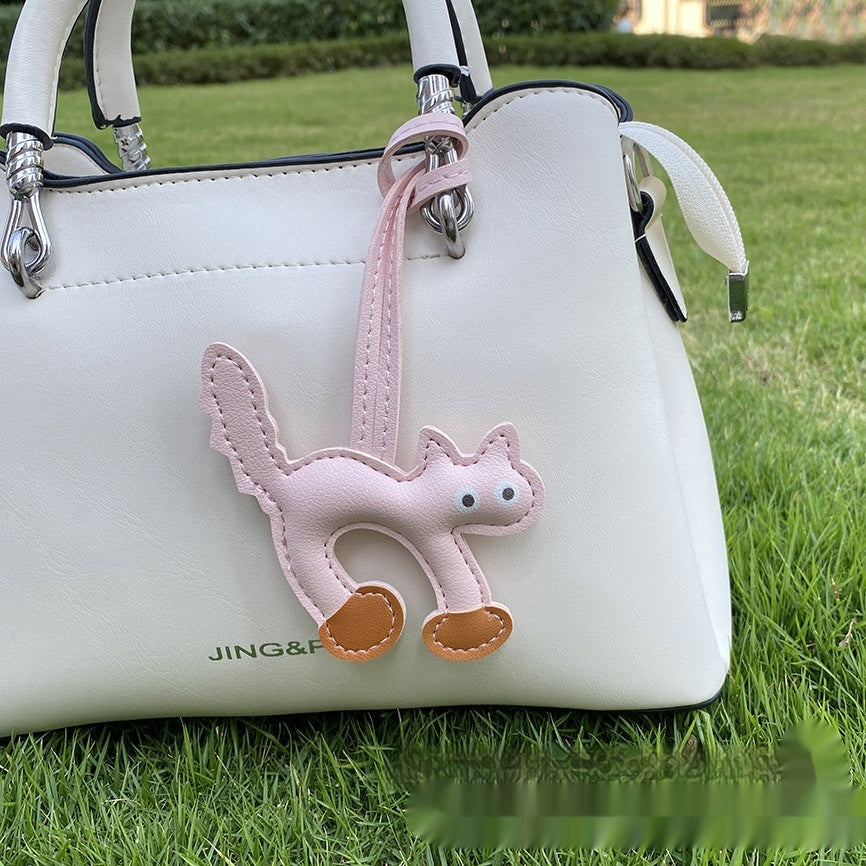 Cute cat pendant gift for bag lovers