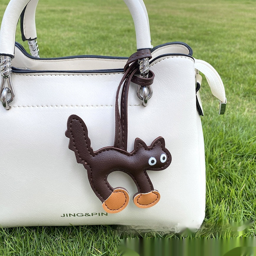 Cat bag charm size comparison small accessory